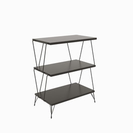 Hanah Home Mesa Lateral Antracita 46x76x30 cm